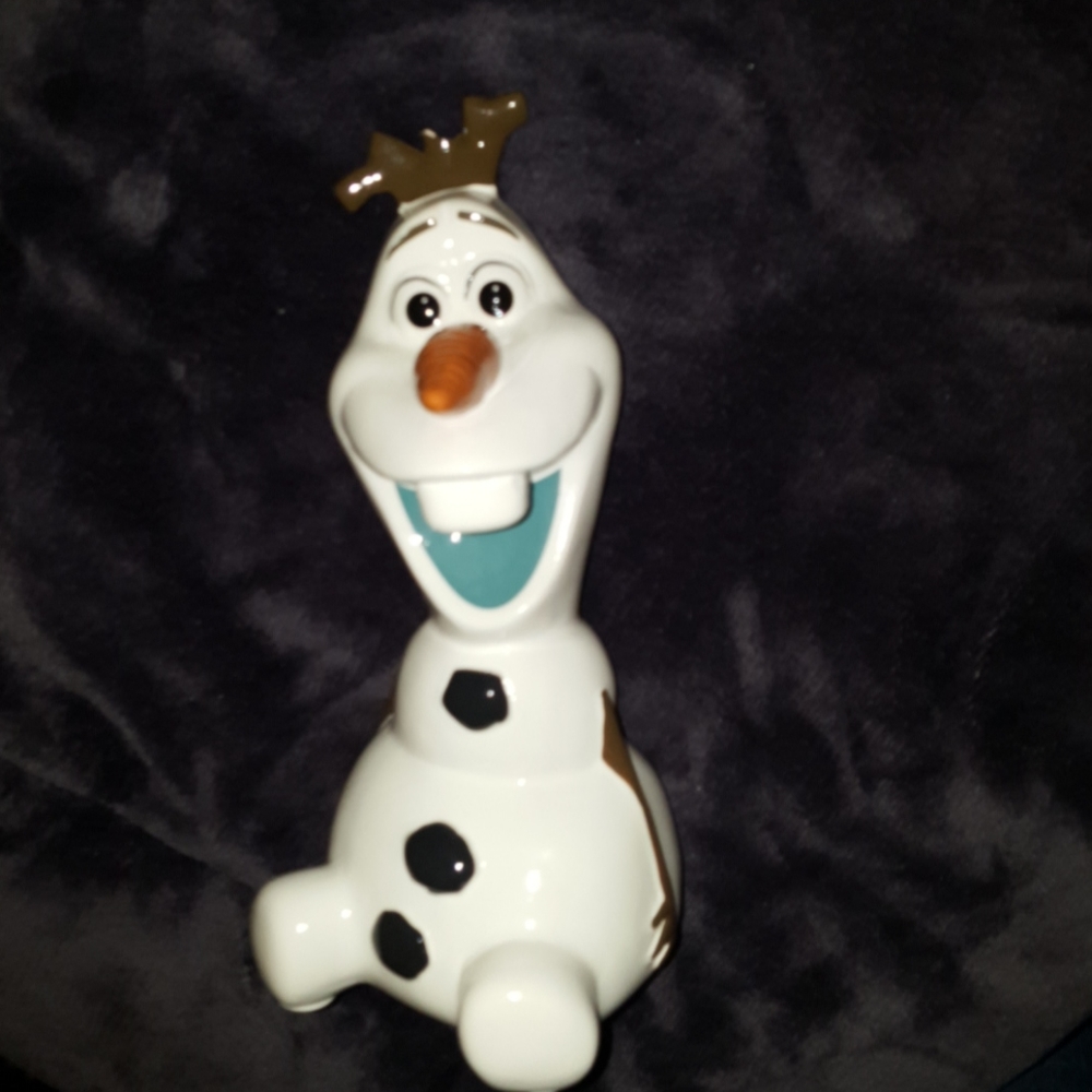 3/$15 Olaf from disney frozen coin bank
